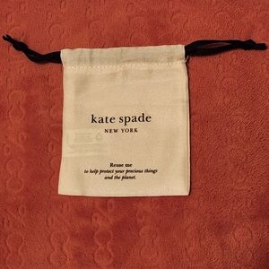 Kate Spade Cream Drawstring Pouch NWOT